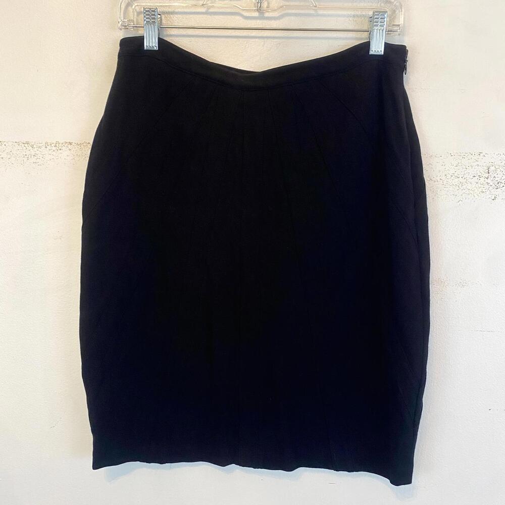 ADAM LIPPES black pencil skirt sz 8